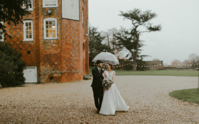Claire & Matt – Romantic, Rainy Wedding at Farnham Castle – November 2019